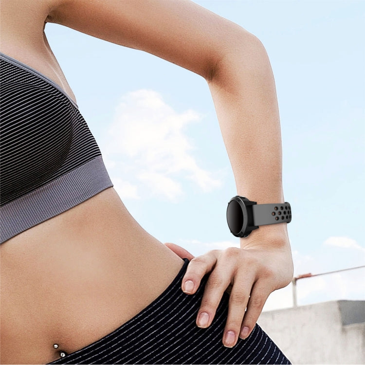 22mm Sports Breathable Silicone Watch Band, For Garmin Instinct Crossover Solar, For Garmin Fenix 7