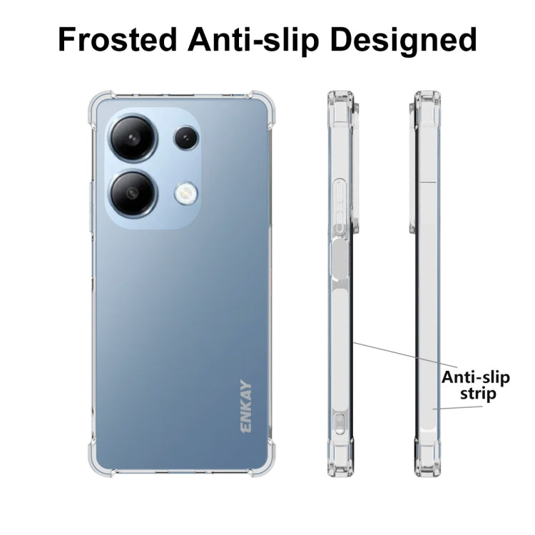 For Redmi Note 13 Pro 4G ENKAY Hat-Prince Transparent TPU Shockproof Phone Case