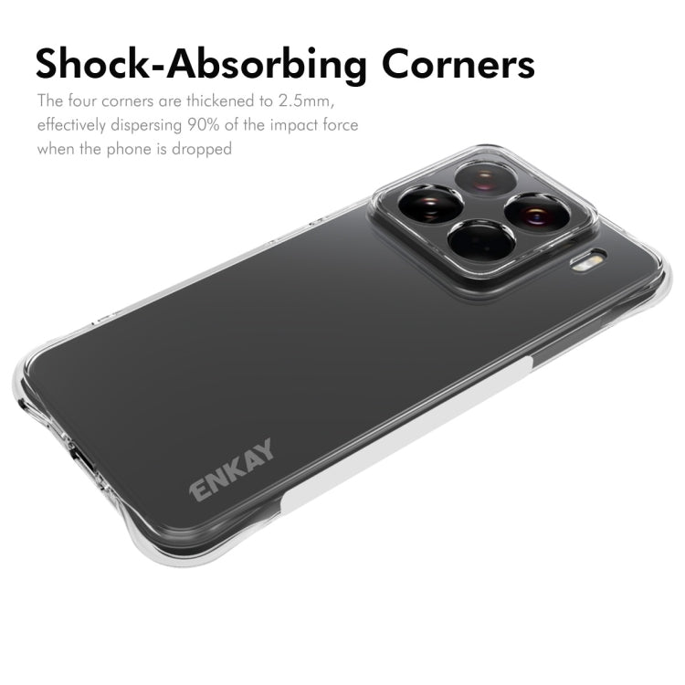 For Xiaomi 15 Pro ENKAY Hat-Prince Transparent TPU Shockproof Phone Case
