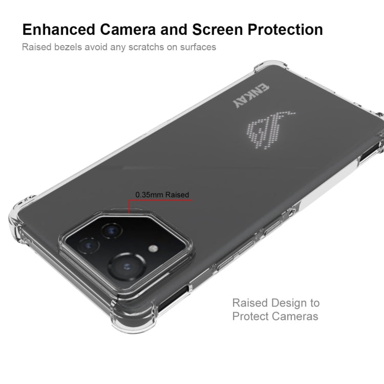 For Asus Rog Phone 8 ENKAY Hat-Prince Transparent TPU Shockproof Phone Case