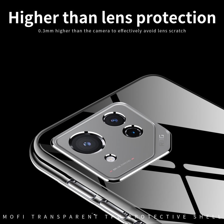 For ASUS ROG Phone 8 Pro MOFI Ming Series Ultra-thin TPU Phone Case(Transparent)