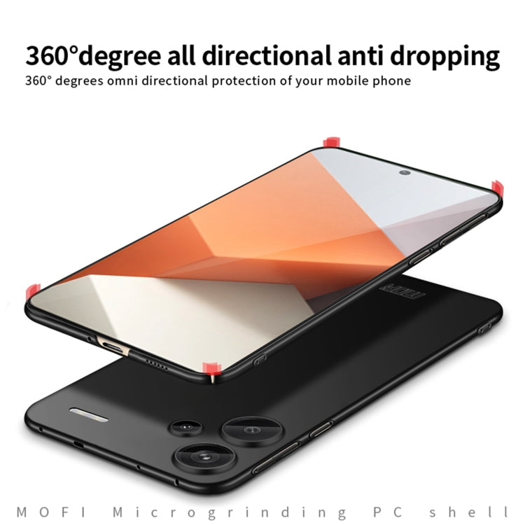 For Xiaomi Redmi Note 13 Pro+ MOFI Micro-Frosted PC Ultra-thin Hard Phone Case(Blue)