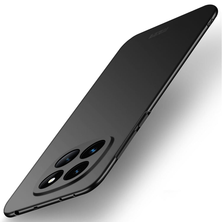 For Xiaomi Redmi Note 14 Pro 5G MOFI Micro-Frosted PC Ultra-thin Hard Phone Case(Black)