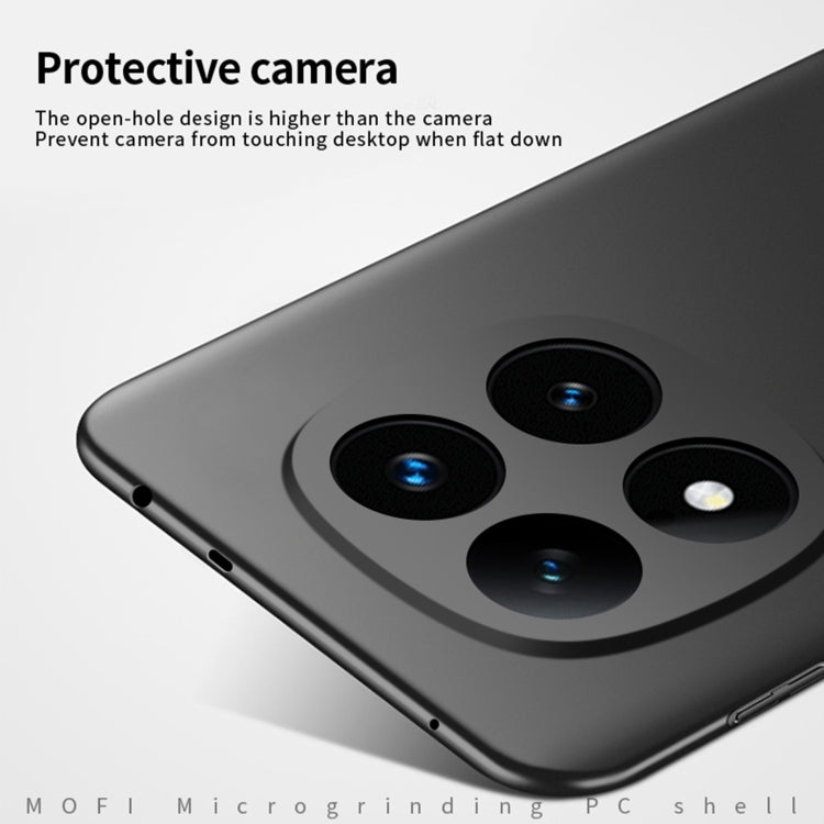 For Xiaomi Redmi Note 14 Pro 5G MOFI Micro-Frosted PC Ultra-thin Hard Phone Case(Black)