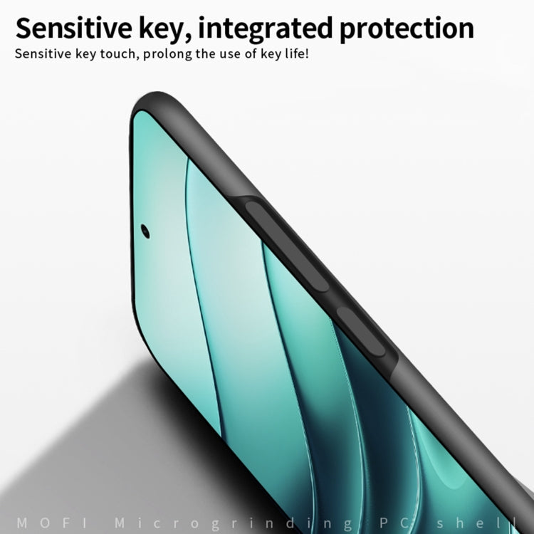 For Xiaomi Redmi Note 14 Pro 5G MOFI Micro-Frosted PC Ultra-thin Hard Phone Case(Blue)