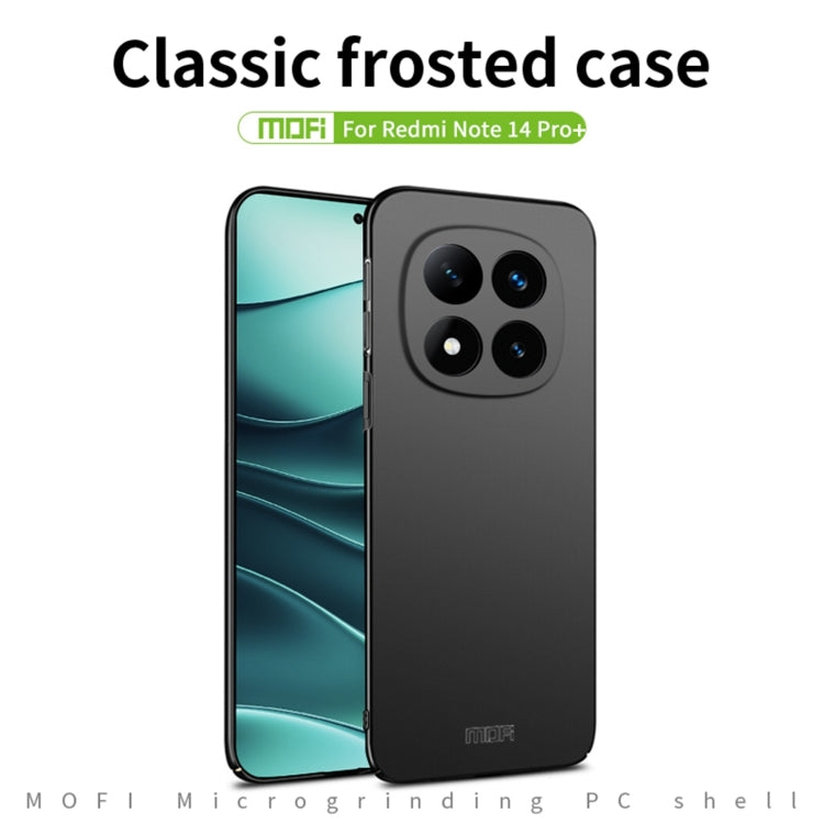 For Xiaomi Redmi Note 14 Pro+ MOFI Micro-Frosted PC Ultra-thin Hard Phone Case(Red)