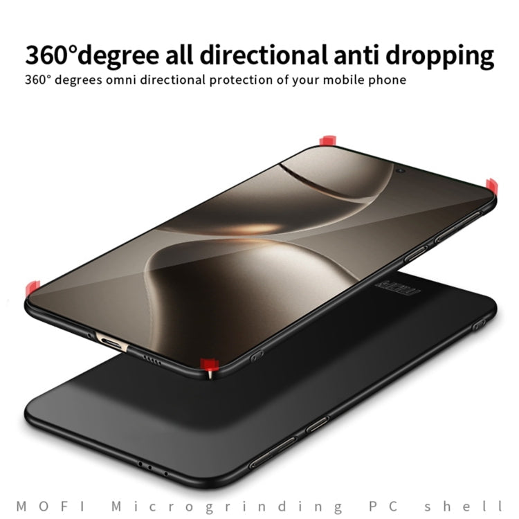 For Xiaomi 14T MOFI Micro-Frosted PC Ultra-thin Hard Phone Case(Black)
