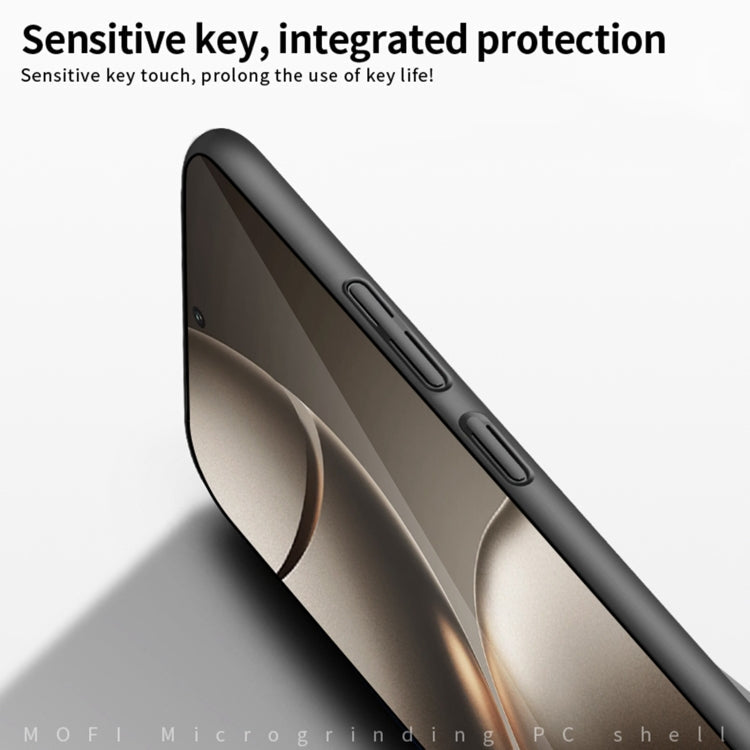 For Xiaomi 14T Pro MOFI Micro-Frosted PC Ultra-thin Hard Phone Case(Black)