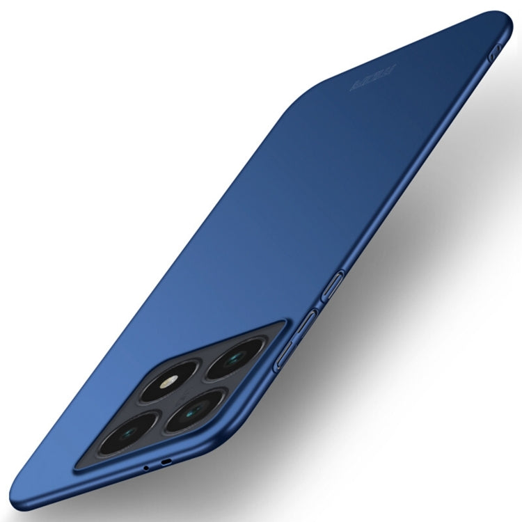 For Xiaomi 14T Pro MOFI Micro-Frosted PC Ultra-thin Hard Phone Case(Blue)