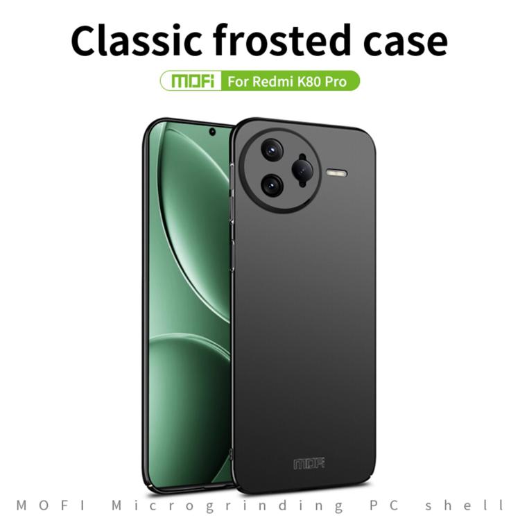 MOFI Micro-Frosted PC Ultra-thin Hard Phone Case, For Xiaomi Redmi K80 Pro, For Xiaomi Redmi K80, For Xiaomi Redmi Note 14 Pro 5G, For Xiaomi Redmi Note 14 Pro 4G, For Xiaomi Redmi Note 14 4G 163.25mm, For Xiaomi Redmi Note 14 5G, For Xiaomi 15 Pro    ...
