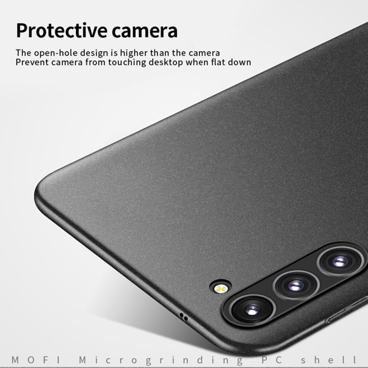 For Samsung Galaxy S24+ 5G MOFI Fandun Series Frosted PC Ultra-thin All-inclusive Phone Case(Black)