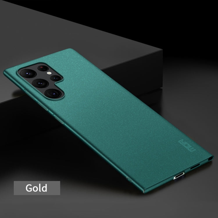 For Samsung Galaxy S24 Ultra 5G MOFI Fandun Series Frosted PC Ultra-thin All-inclusive Phone Case(Green)