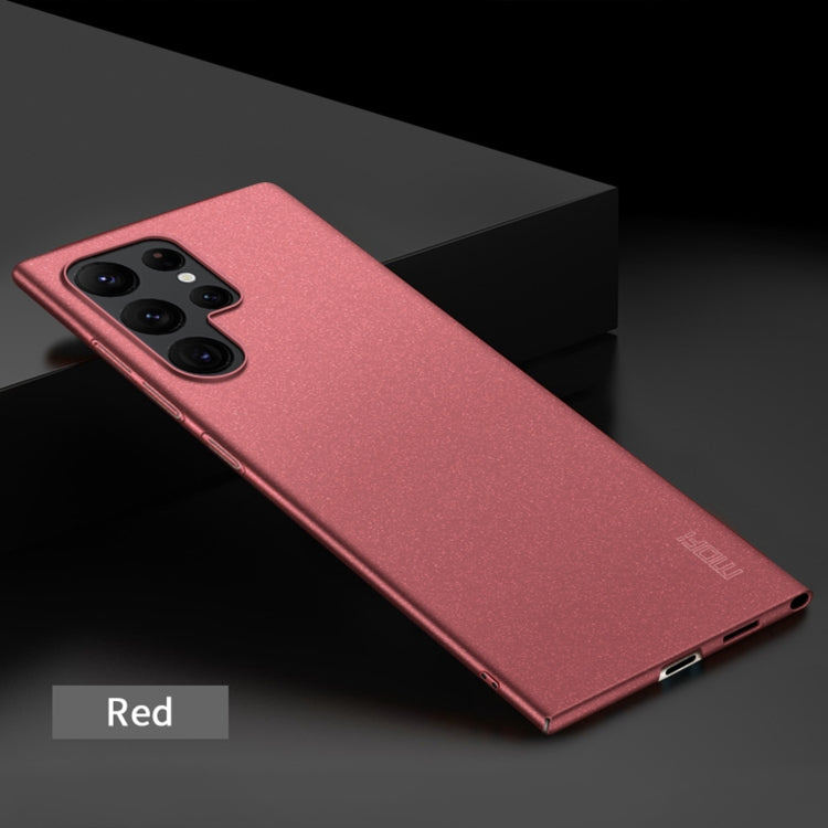 For Samsung Galaxy S24 Ultra 5G MOFI Fandun Series Frosted PC Ultra-thin All-inclusive Phone Case(Red)