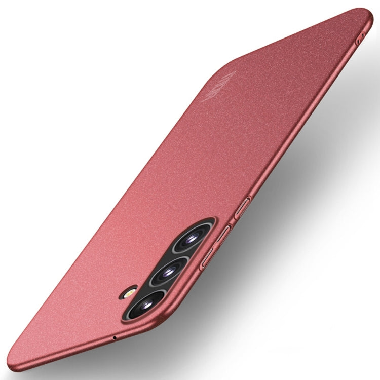 For Samsung Galaxy A35 5G MOFI Fandun Series Frosted PC Ultra-thin All-inclusive Phone Case(Red)