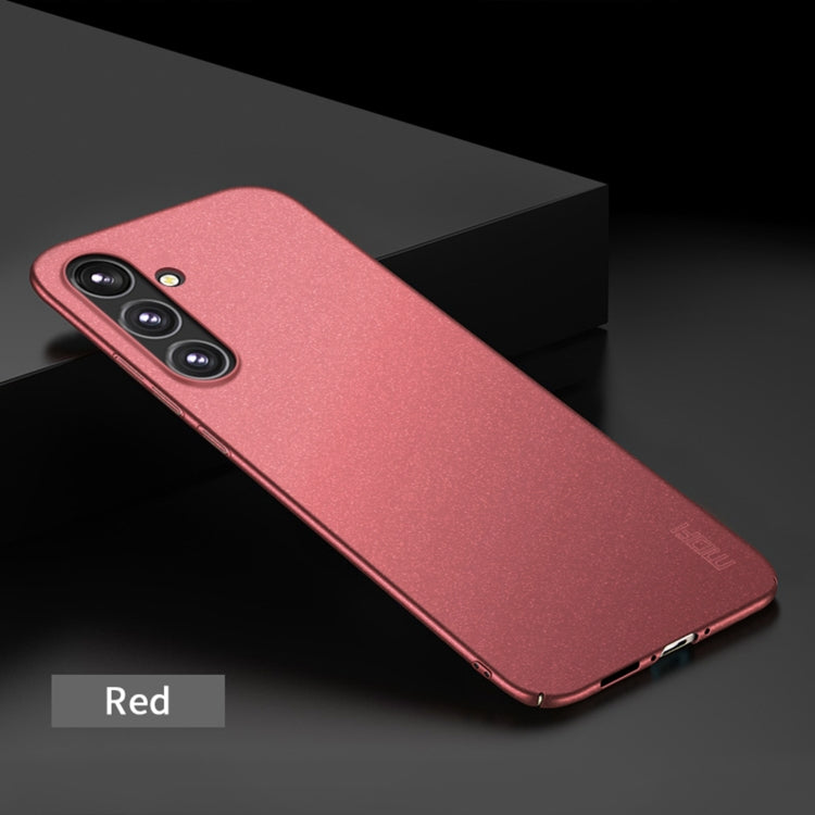 For Samsung Galaxy A35 5G MOFI Fandun Series Frosted PC Ultra-thin All-inclusive Phone Case(Red)