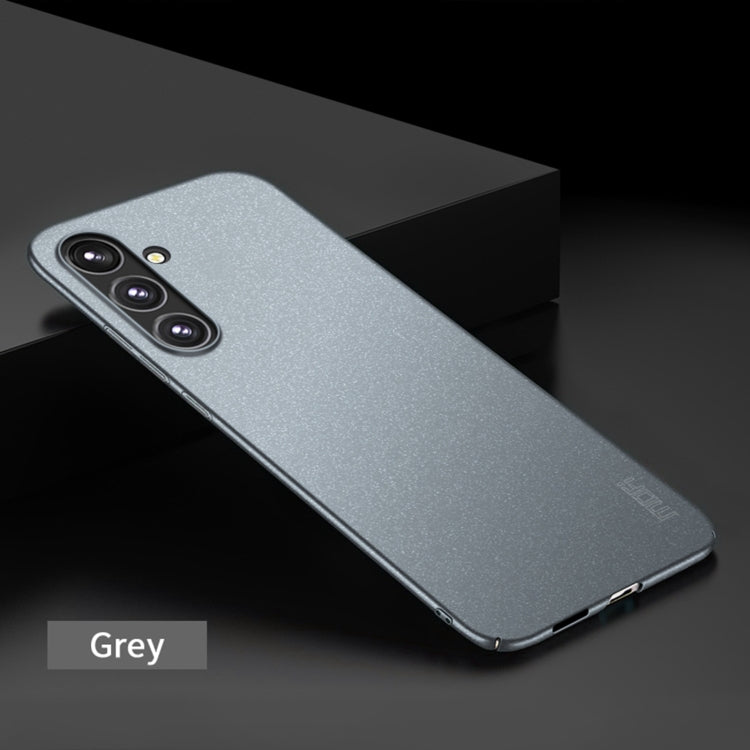 For Samsung Galaxy A55 5G MOFI Fandun Series Frosted PC Ultra-thin All-inclusive Phone Case(Gray)