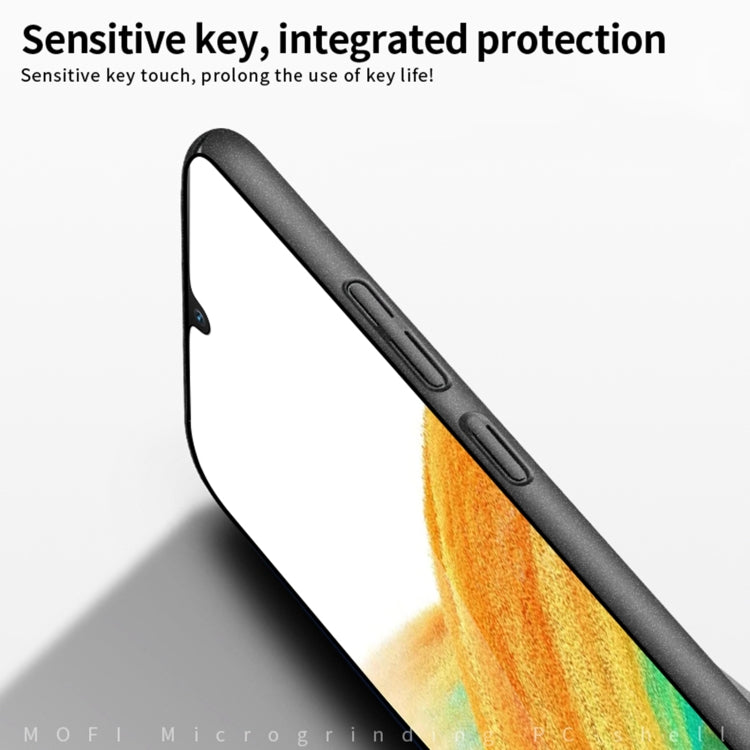 For Samsung Galaxy A55 5G MOFI Fandun Series Frosted PC Ultra-thin All-inclusive Phone Case(Gray)