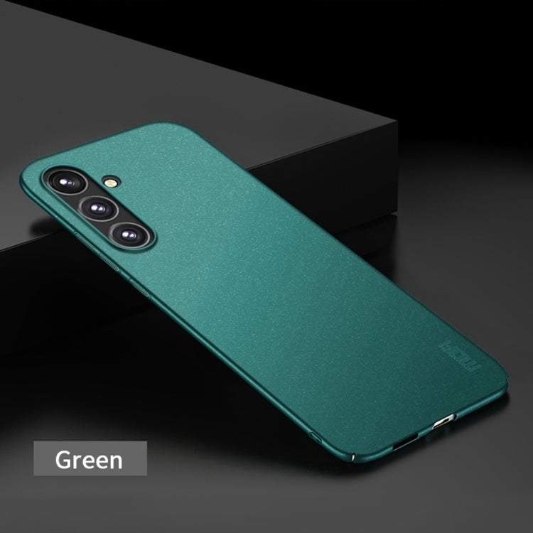 For Samsung Galaxy A55 5G MOFI Fandun Series Frosted PC Ultra-thin All-inclusive Phone Case(Green)