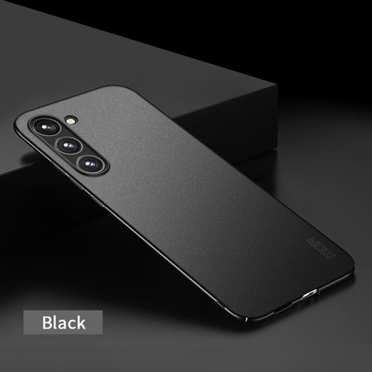 For Samsung Galaxy S24 FE 5G MOFI Fandun Series Frosted PC Ultra-thin All-inclusive Phone Case(Black)
