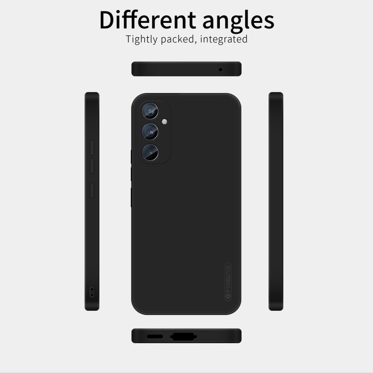 For Samsung Galaxy A55 PINWUYO Sense Series Liquid Silicone TPU Phone Case(Blue)