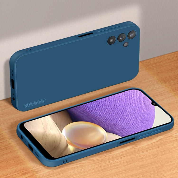 For Samsung Galaxy F15 / M15 PINWUYO Sense Series Liquid Silicone TPU Phone Case(Blue)