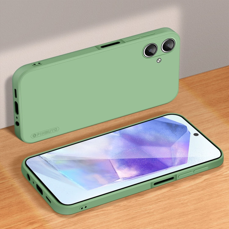 For Galaxy A06 4G PINWUYO Sense Series Liquid Silicone TPU Phone Case(Green)