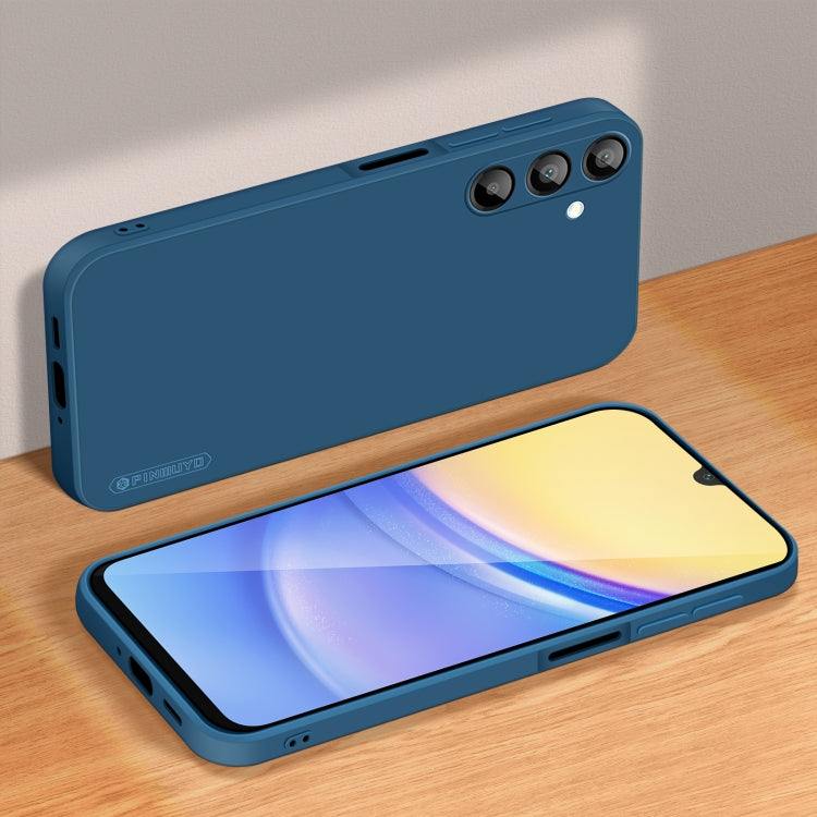 For Samsung Galaxy A16 5G PINWUYO Sense Series Liquid Silicone TPU Phone Case(Blue)