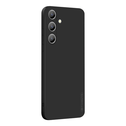 For Galaxy S25 5G PINWUYO Sense Series Liquid Silicone TPU Phone Case(Black)