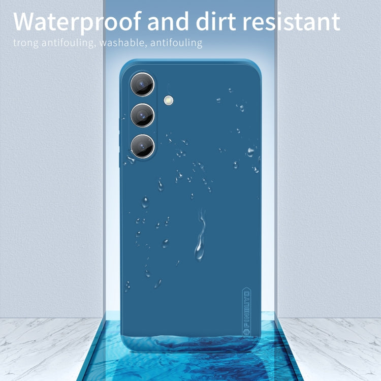 For Samsung Galaxy S25+ 5G PINWUYO Sense Series Liquid Silicone TPU Phone Case(Green)