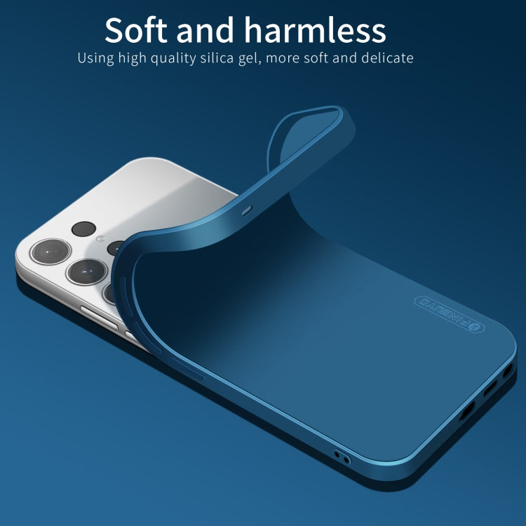 For Samsung Galaxy S25 Ultra 5G PINWUYO Sense Series Liquid Silicone TPU Phone Case(Blue)