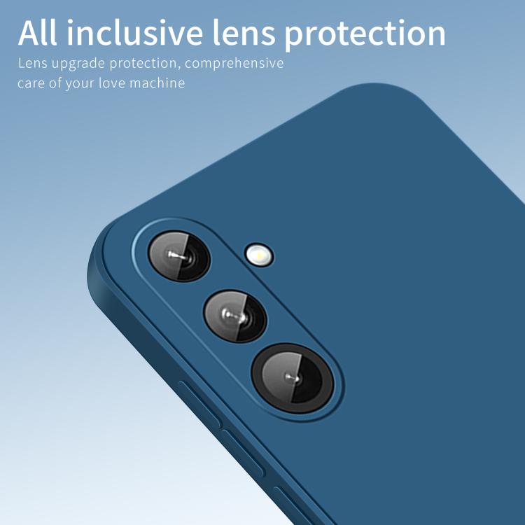 For Samsung Galaxy A36 PINWUYO Sense Series Liquid Silicone TPU Phone Case(Black)