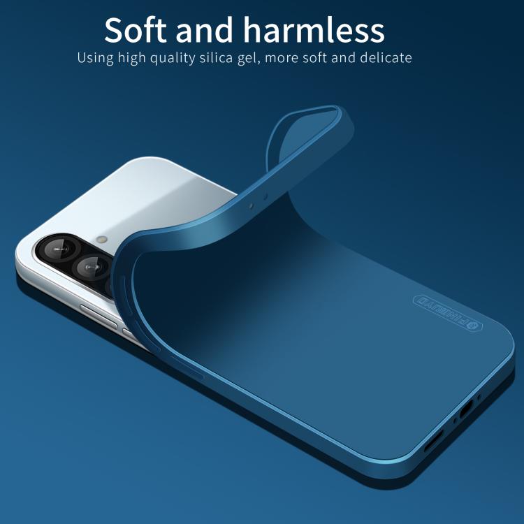 For Samsung Galaxy A36 PINWUYO Sense Series Liquid Silicone TPU Phone Case(Black)