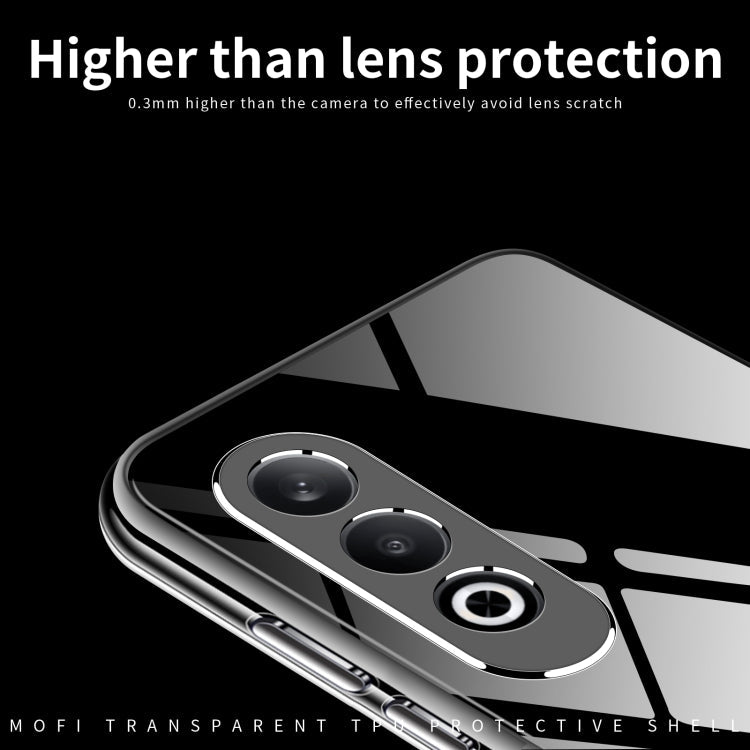 For OPPO K12 / OnePlus Ace 4 MOFI Ming Series Transparent Ultra-thin TPU Phone Case(Transparent)
