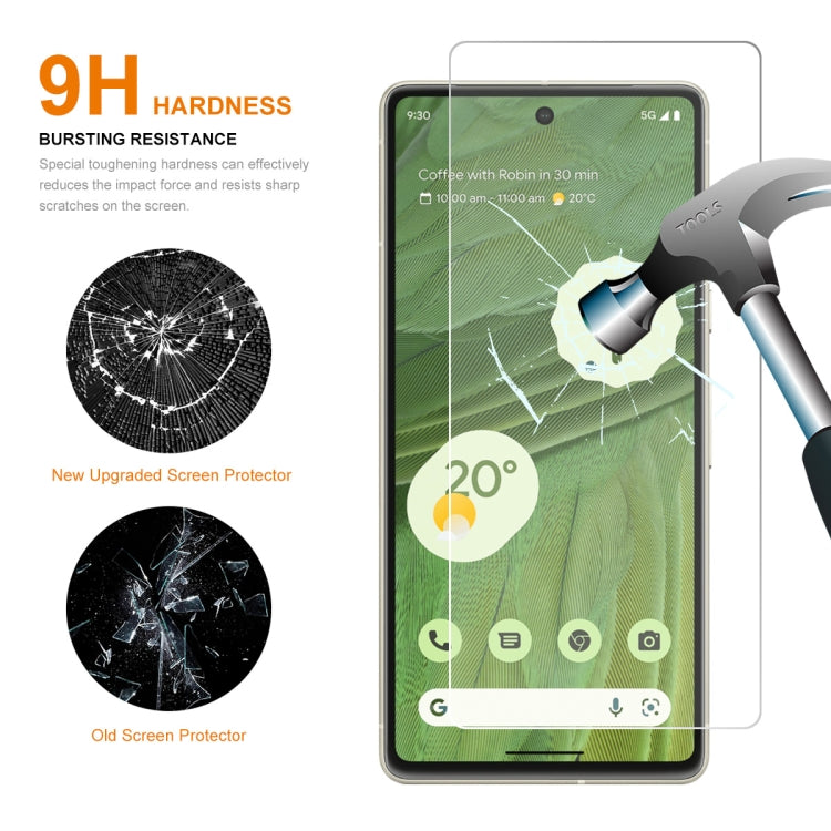 For Google Pixel 7A ENKAY 0.26mm 9H 2.5D High Aluminum-silicon Tempered Glass Film, 1pc, 2pcs, 5pcs, 10pcs