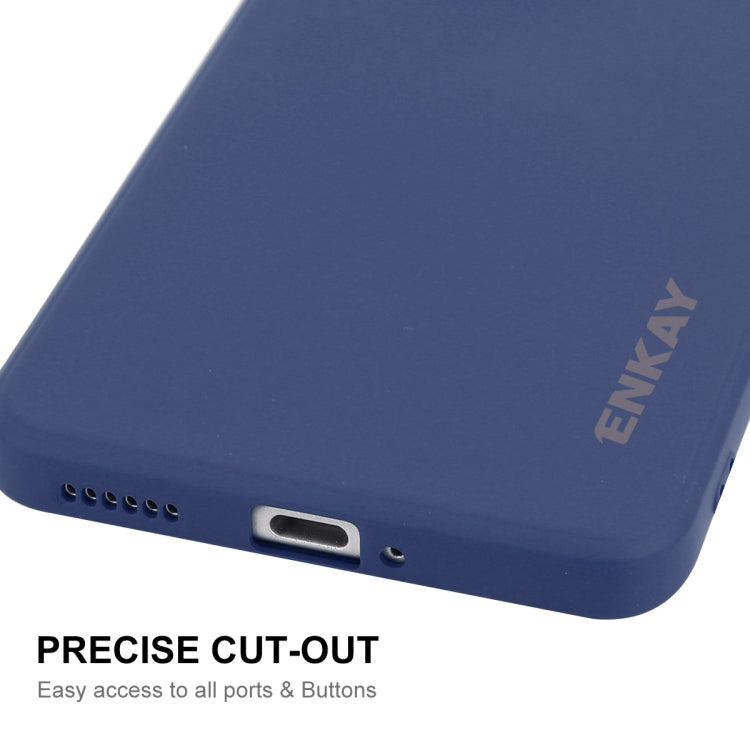 For Huawei nova 12 Pro ENKAY Hat-Prince Liquid Silicone Shockproof Protective Soft Case(Black)