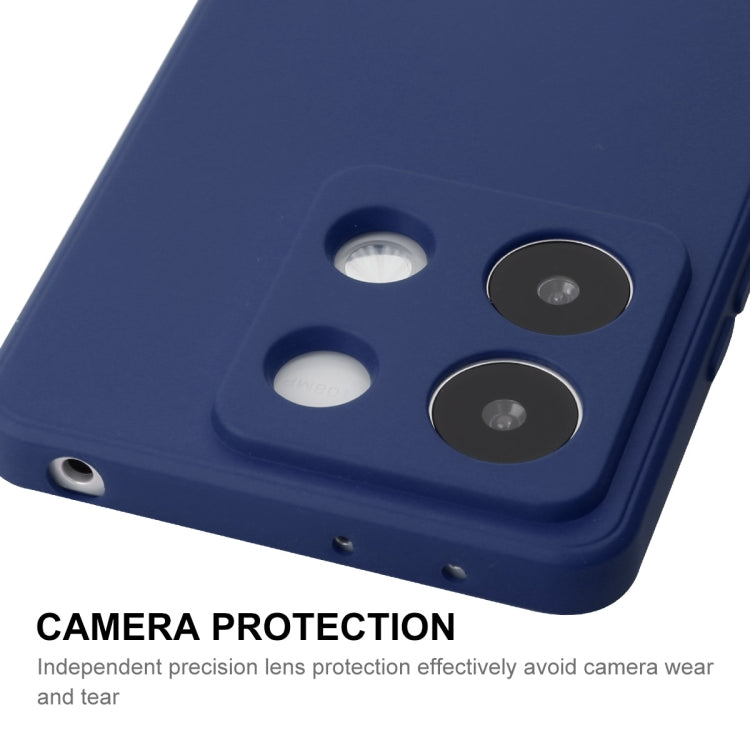 For Redmi Note 13R Pro ENKAY Hat-Prince Liquid Silicone Shockproof Soft Phone Case(Beige)