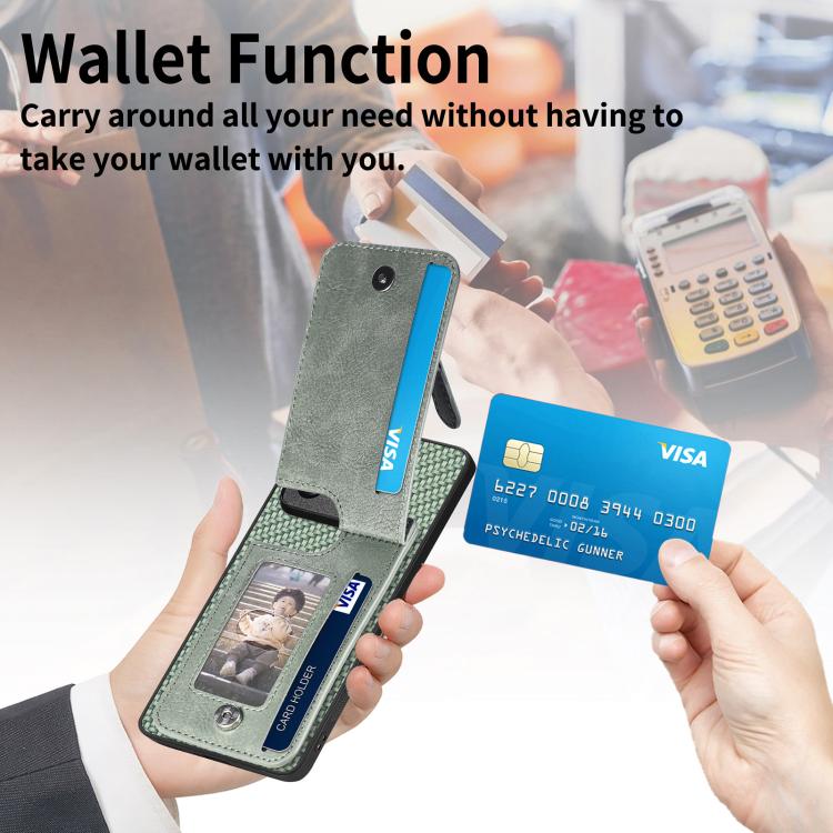 Carbon Fiber Vertical Flip Zipper Phone Case, For Redmi Turbo 4, For Xiaomi Poco X7 Pro, For Redmi Note 12 5G, For Xiaomi 13 Pro