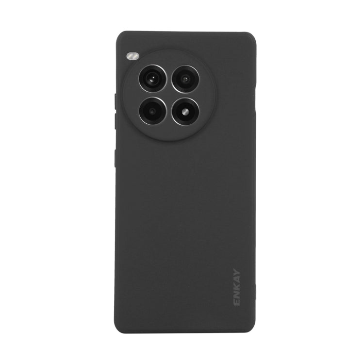 For OnePlus Ace 3 Pro ENKAY Liquid Silicone Soft Shockproof Phone Case(Black)