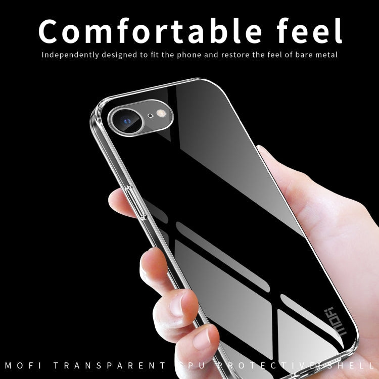 For iPhone 17e / 16e MOFI Ming Series Ultra-thin TPU Phone Case(Transparent)