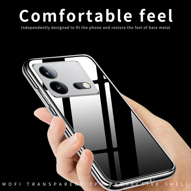 For vivo iQOO Neo8 / Neo8 Pro MOFI Ming Series Ultra-thin TPU Phone Case(Transparent)