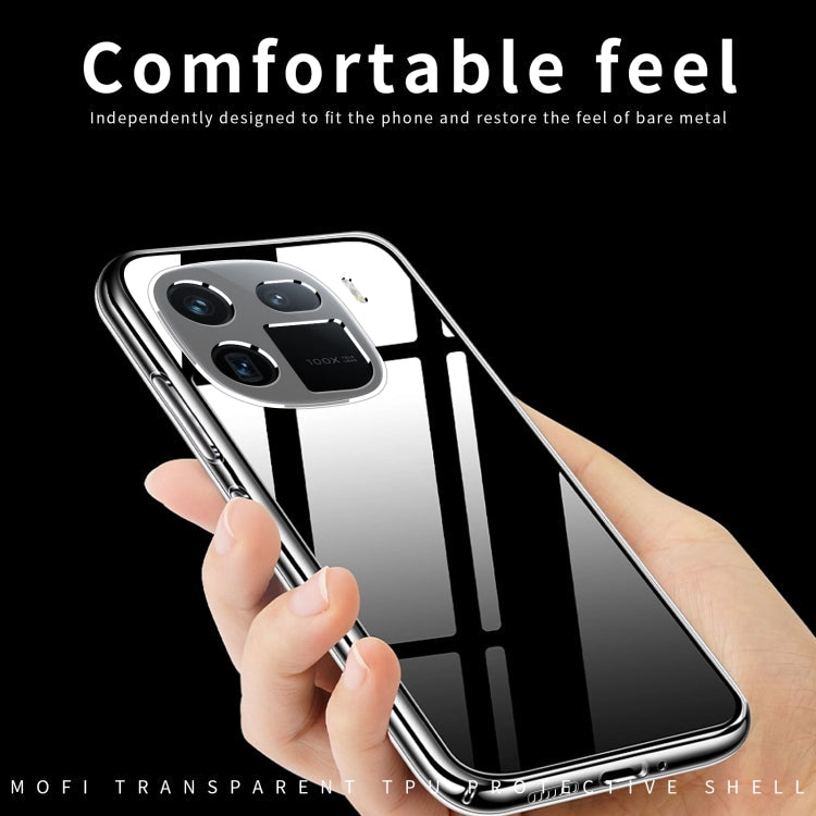 For vivo iQOO 12 MOFI Ming Series Ultra-thin TPU Phone Case(Transparent)