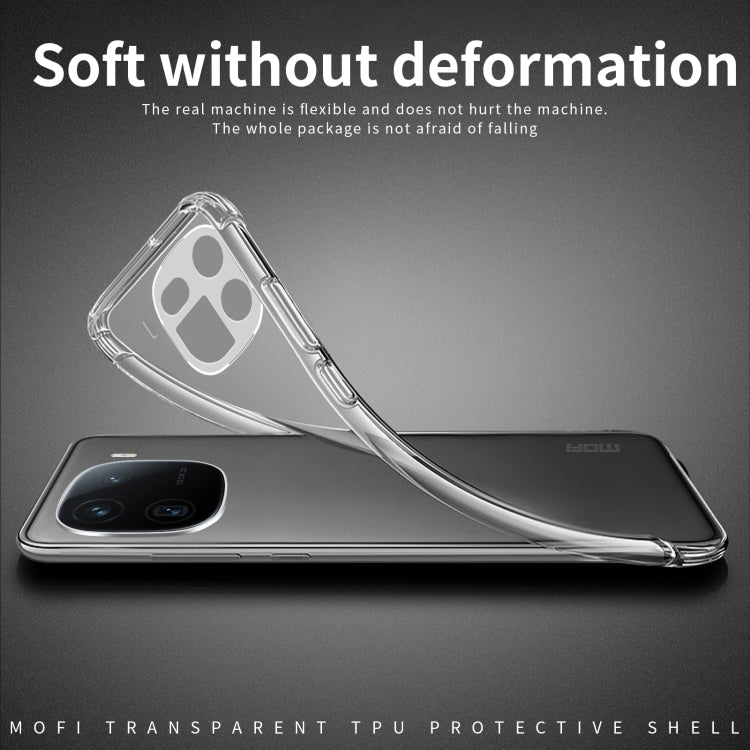 For vivo iQOO 12 Pro MOFI Ming Series Ultra-thin TPU Phone Case(Transparent)