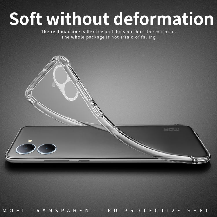 For vivo Y03 MOFI Ming Series Ultra-thin TPU Phone Case(Transparent)