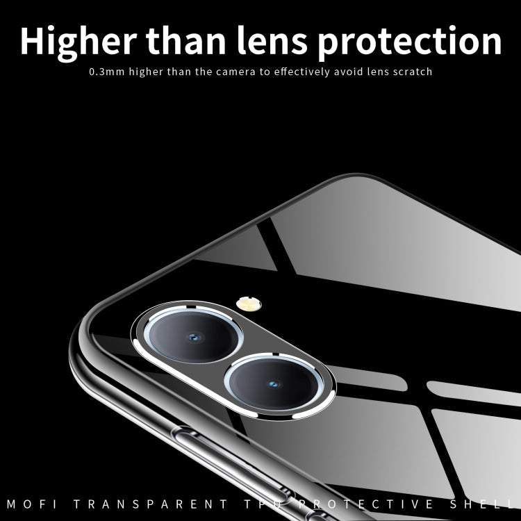 For vivo Y03 MOFI Ming Series Ultra-thin TPU Phone Case(Transparent)
