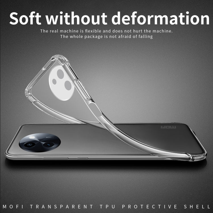 For vivo Y200i / T3X MOFI Ming Series Ultra-thin TPU Phone Case(Transparent)