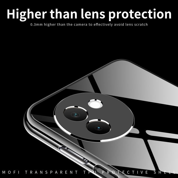For vivo V30e MOFI Ming Series Ultra-thin TPU Phone Case(Transparent)