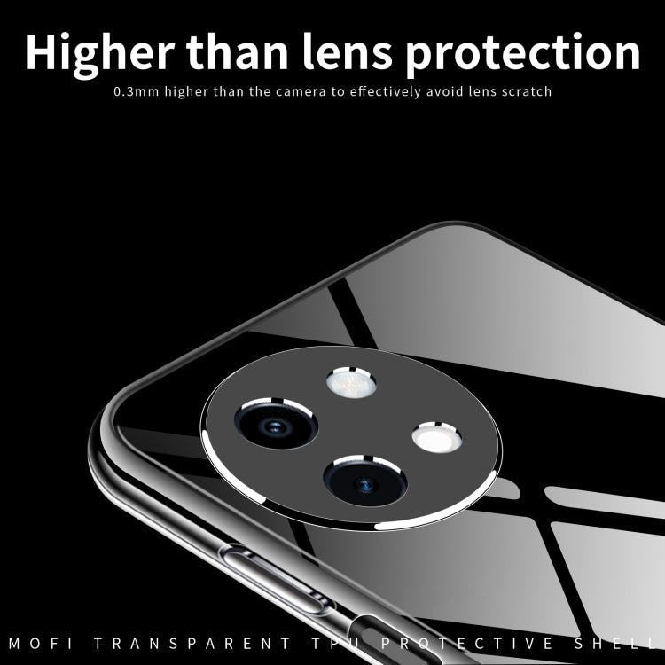 For vivo Y38 5G MOFI Ming Series Ultra-thin TPU Phone Case(Transparent)