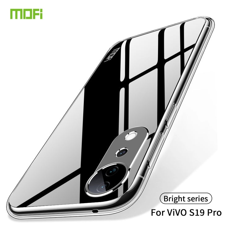 For vivo S19 Pro / V40 MOFI Ming Series Ultra-thin TPU Phone Case(Transparent)