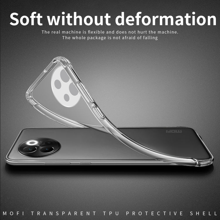 For vivo V40 Lite 5G MOFI Ming Series Ultra-thin TPU Phone Case(Transparent)