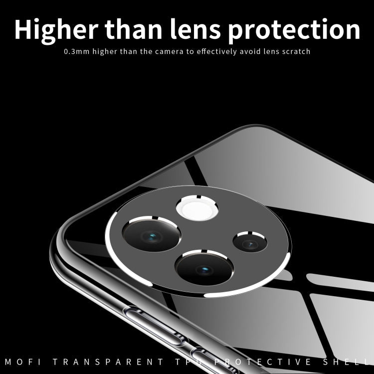 For vivo V40 Lite 5G MOFI Ming Series Ultra-thin TPU Phone Case(Transparent)